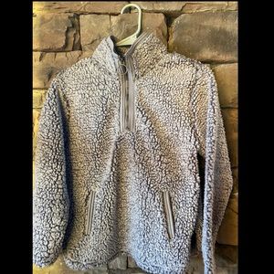 gray soft sherpa